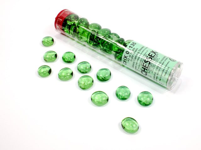 Chessex Glass Stones in 5.5` Tube (40)