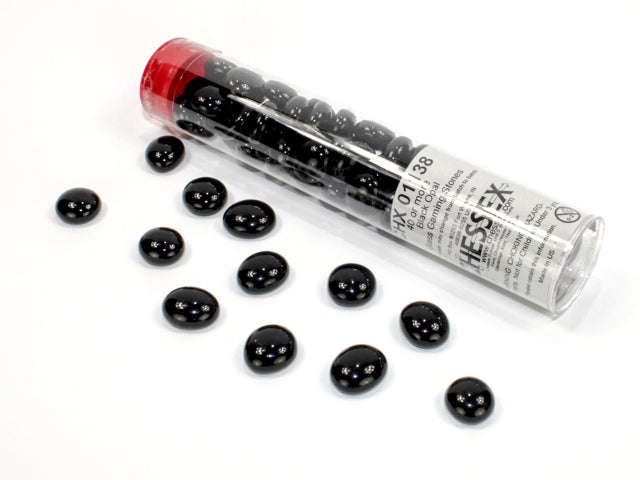 Chessex Glass Stones in 5.5` Tube (40)