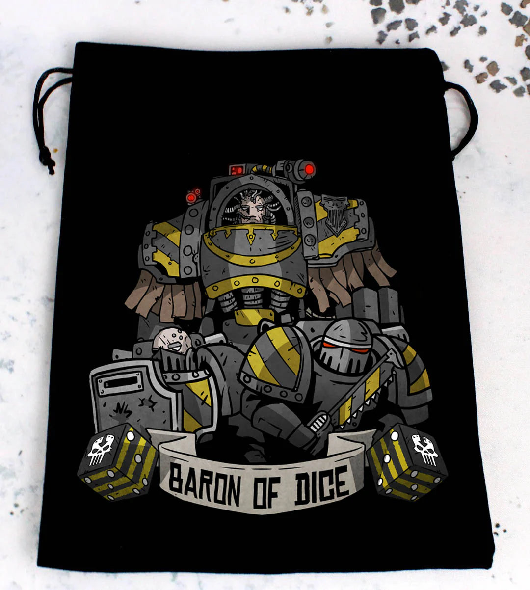 Preimium Black Dice Bag | Steel Renegades