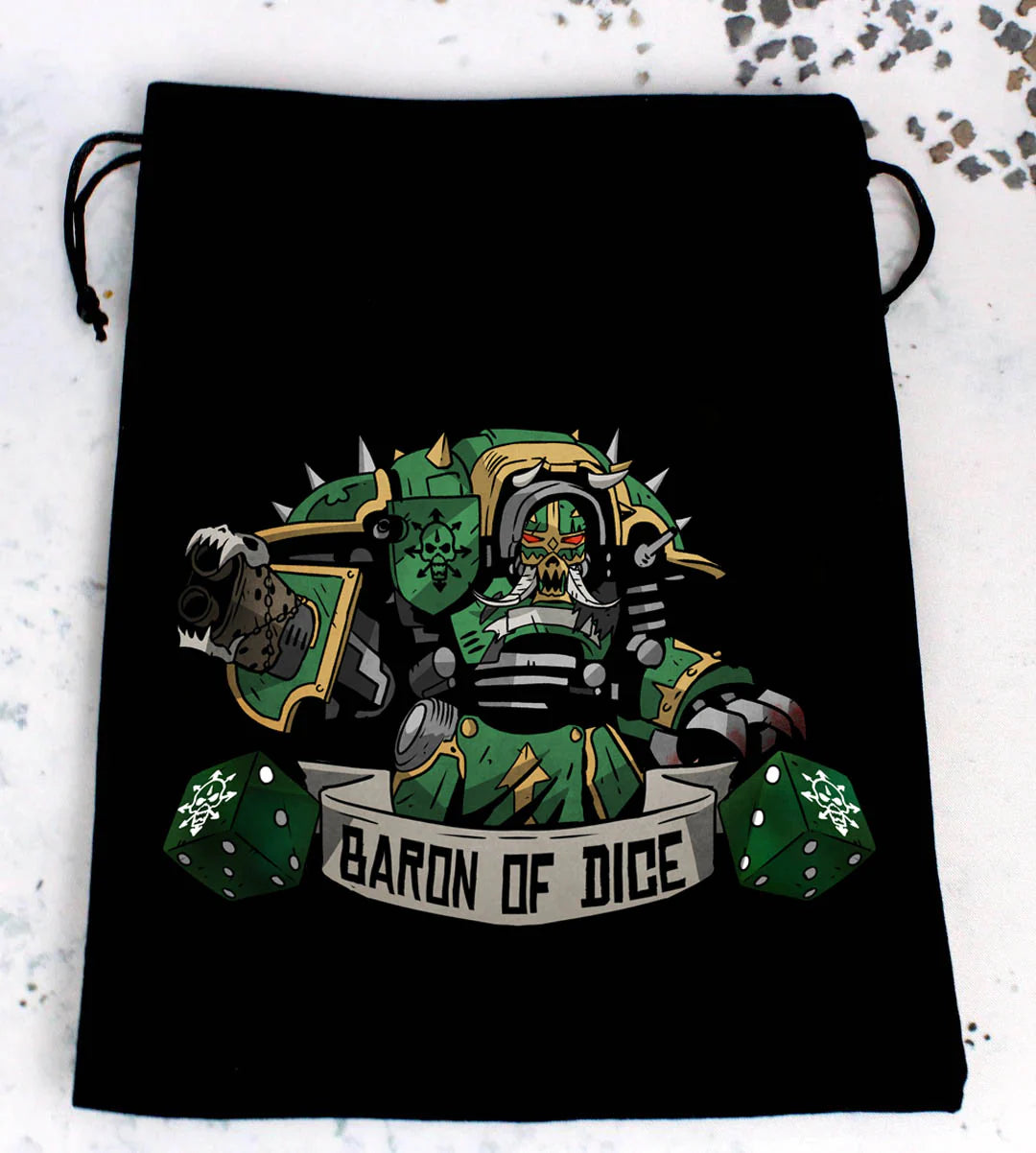 Premium Black Dice Bag | Tainted Knights