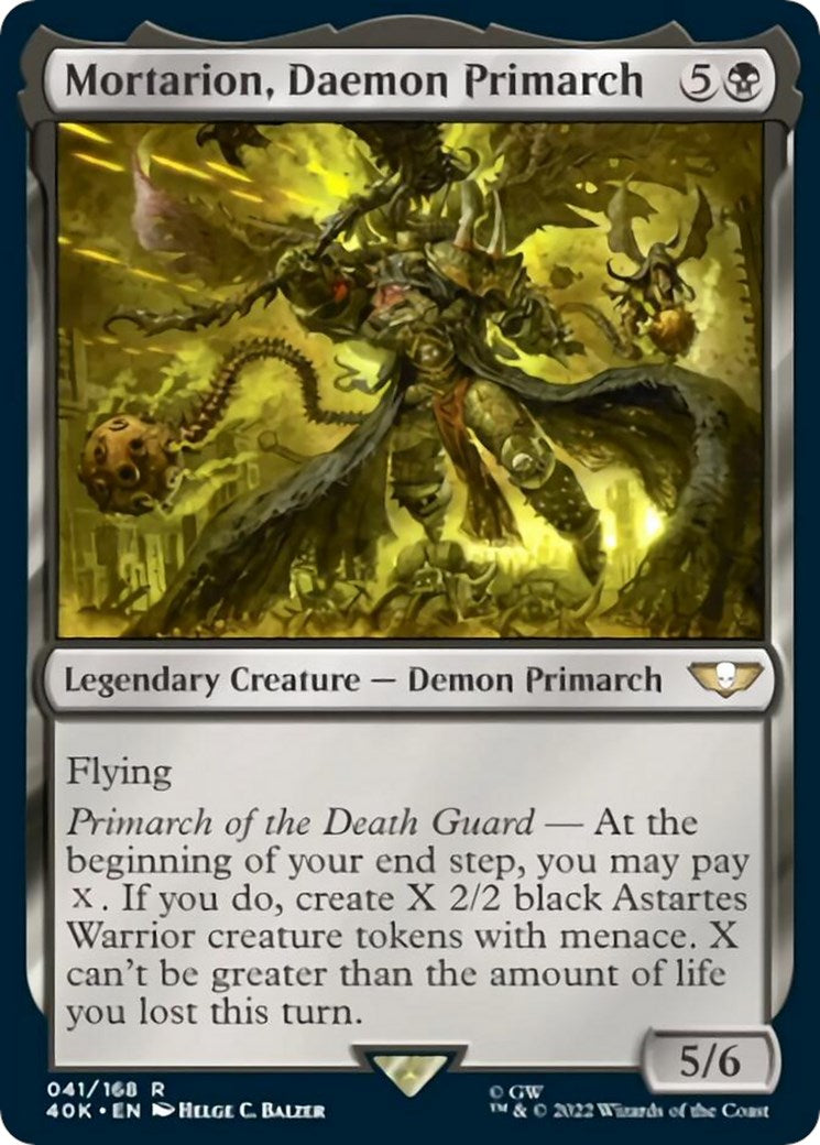 Mortarion, Daemon Primarch (Surge Foil)