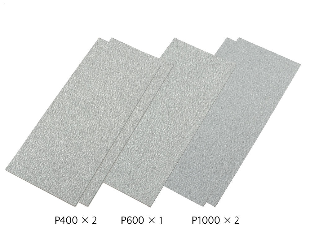 Finishing Abrasives Fine Pack: P400, P600, P1000 (5 Sheets)