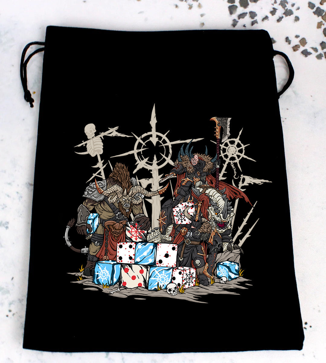 Premium Black Dice Bag | Chaos Consumed