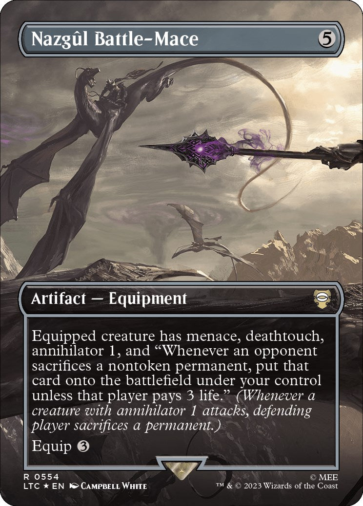 Nazgul Battle-Mace (Borderless) (Surge Foil)
