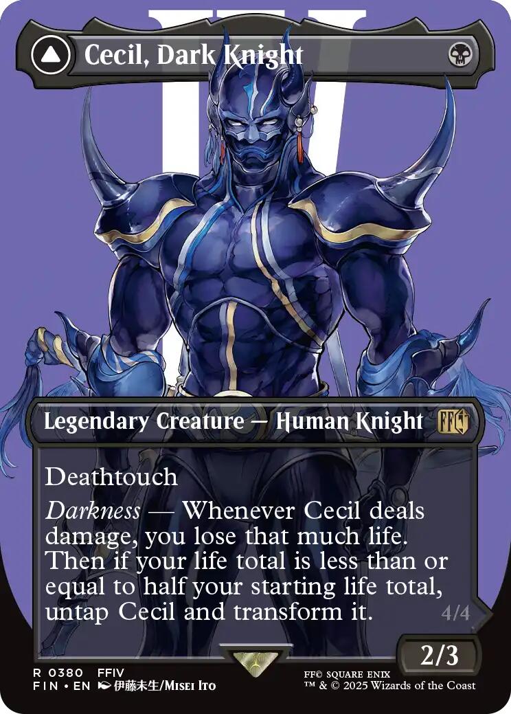 Cecil Dark Knight Borderless