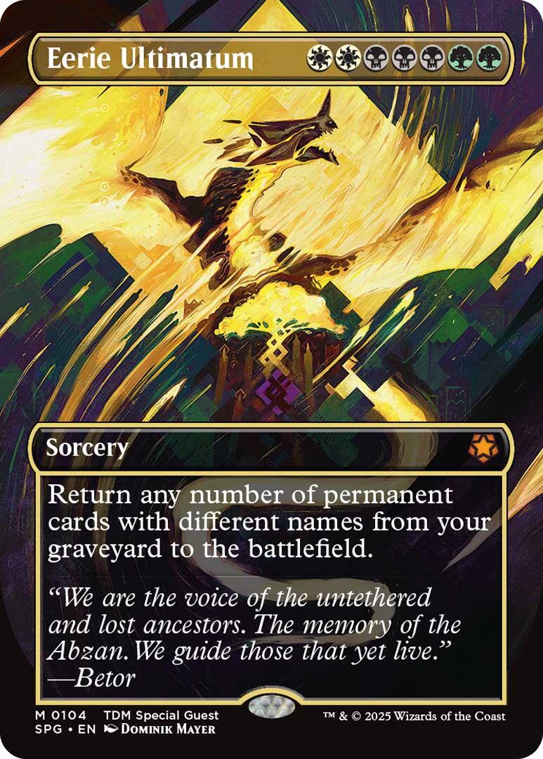 Ruinous Ultimatum (Borderless) [Tarkir: Dragonstorm Special Guests] main image 0