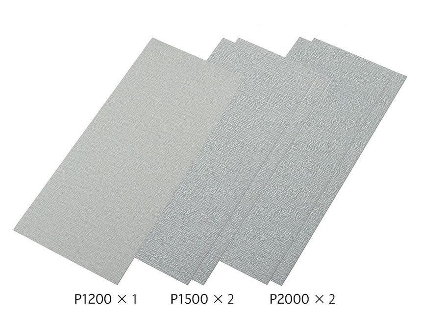 Finishing Abrasives Ultra Fine Pack: P1200, P1500, P2000 (5 Sheets)