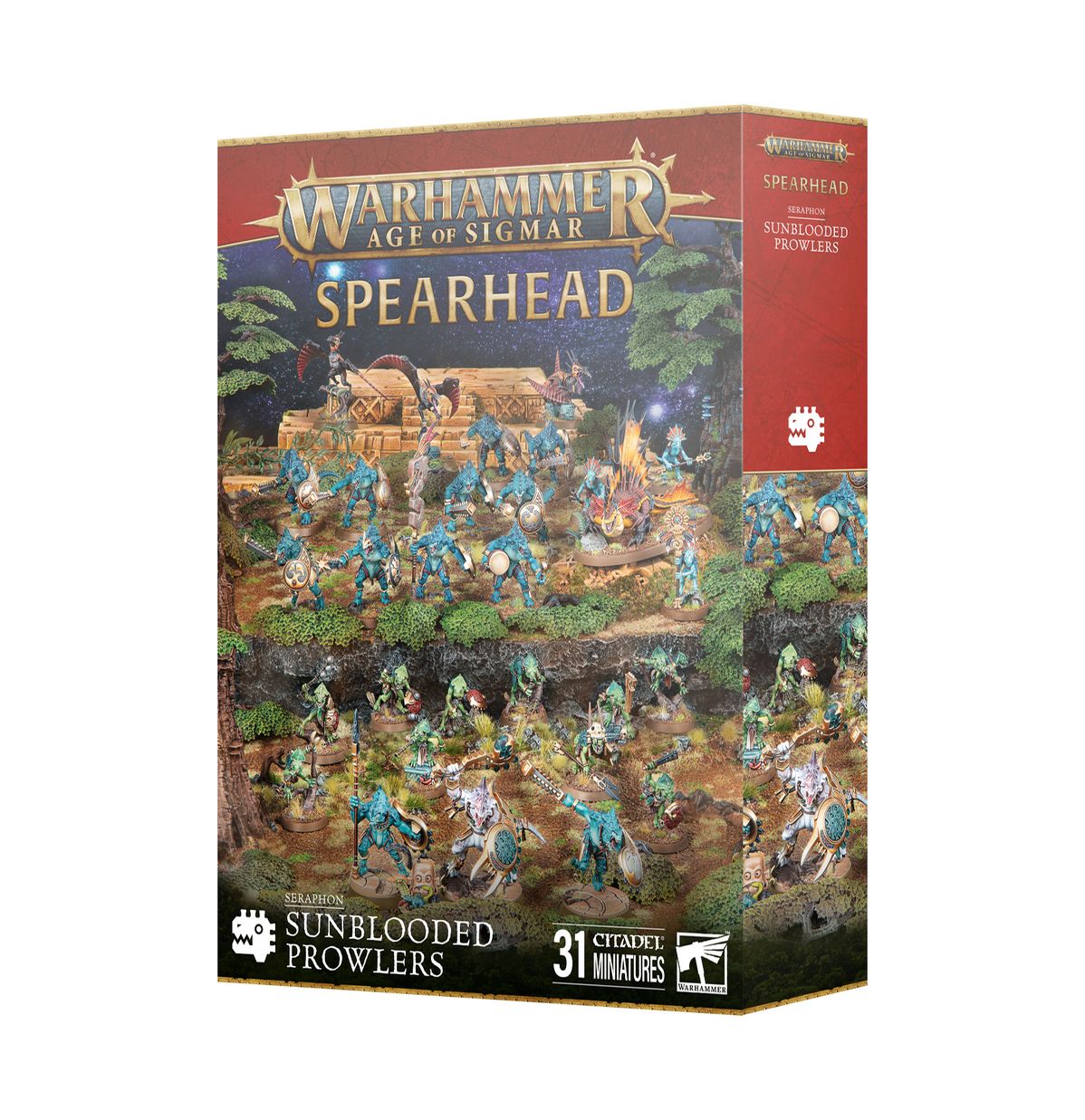 Spearhead: Seraphon – Sunblooded Prowlers