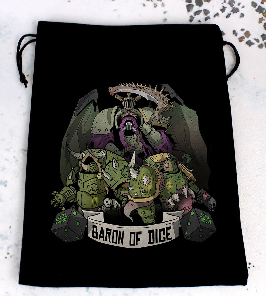 Premium Black Dice Bag | Plague