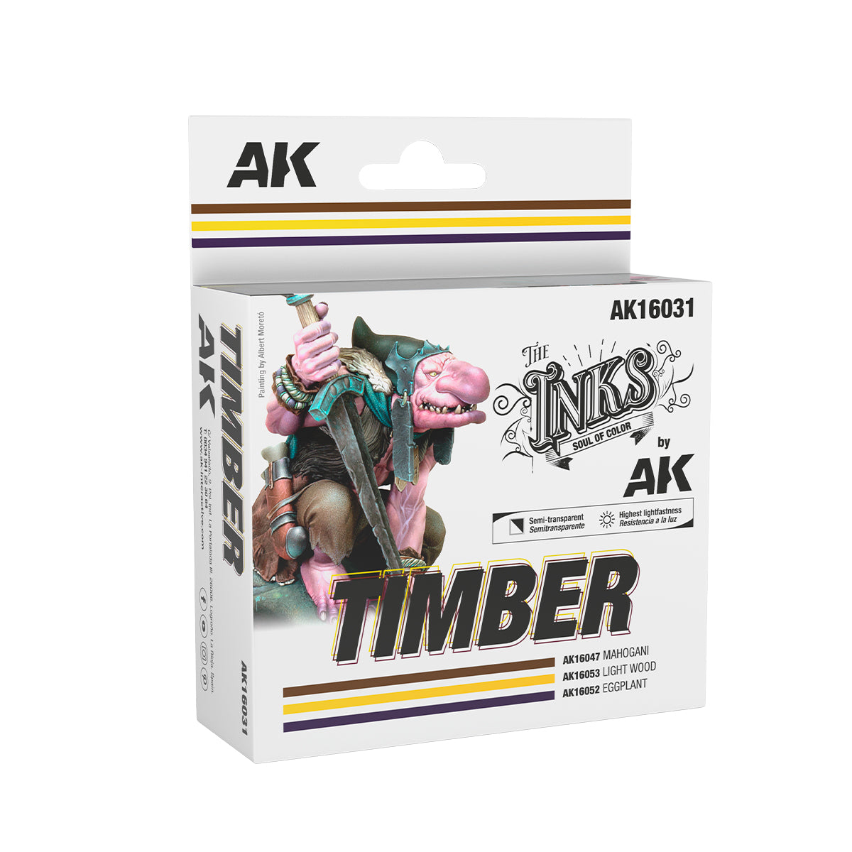 Inks: Timber Acrylic Set (3 Colors) 30ml Bottles