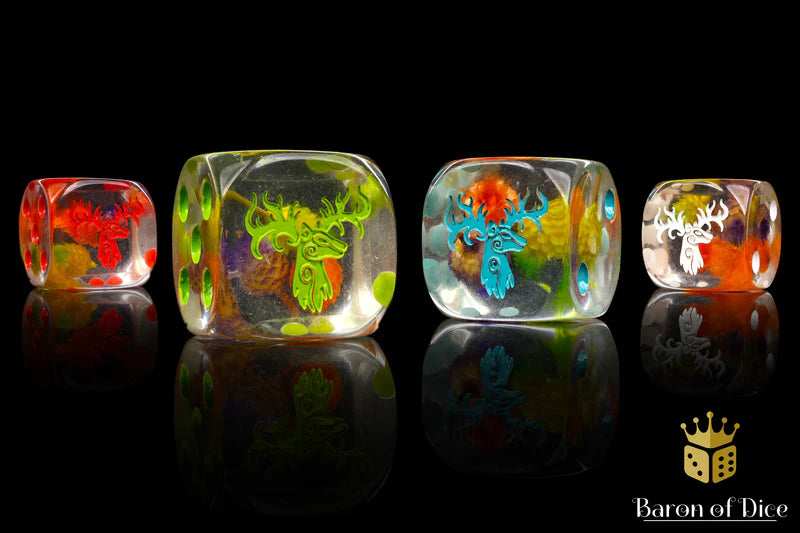 Forest Stag Dice - Flower Buds | x25 | Variety