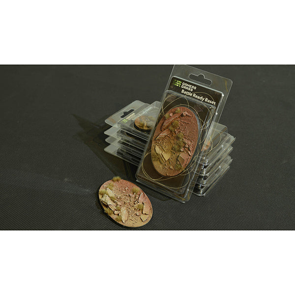 Battle Ready Bases: Badlands- Oval 105mm (x1)- Oval 105mm (x1)