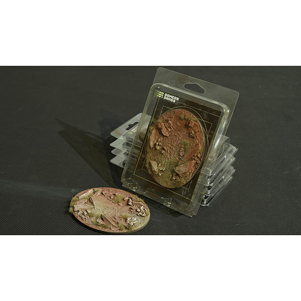 Battle Ready Bases: Badlands- Oval 120mm (x1)- Oval 120mm (x1)