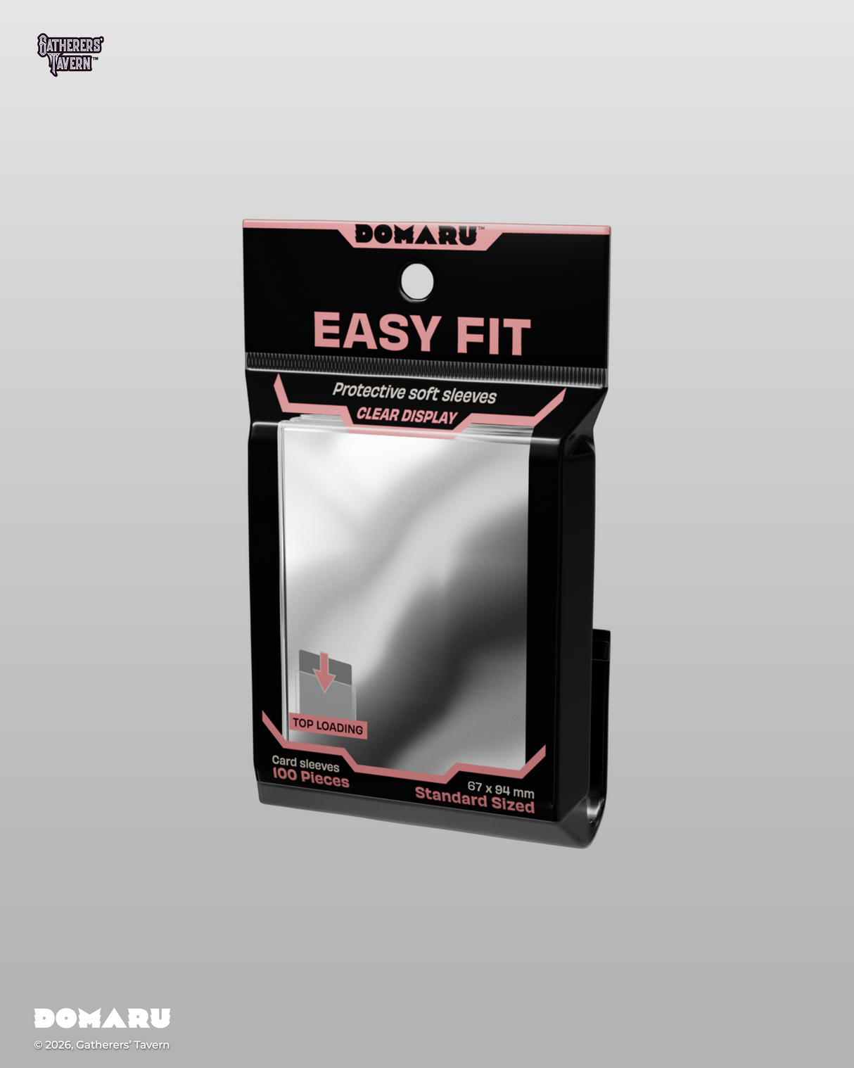 Gatherers Tavern Domaru Easy Fit Standard Size Clear Sleeves