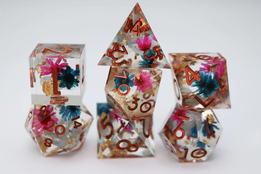 Sharp Edge Resin RPG Dice Set