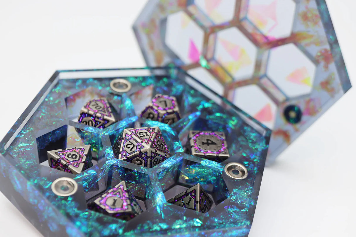 Sharp Edge Resin Dice Vault - Galactic Dreams