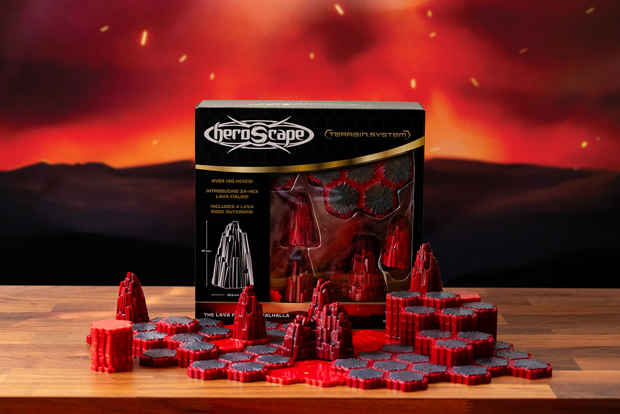 Heroscape: The Lava Fields of Valhalla Terrain Expansion