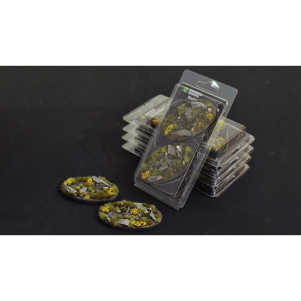 Battle Ready Bases: Highland- Oval 90mm (x2)- Oval 90mm (x2)
