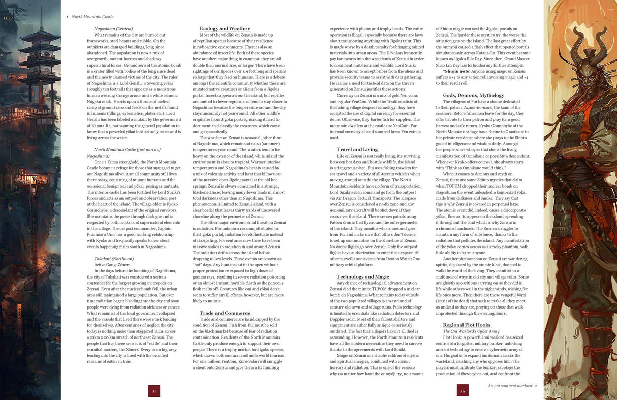 Katana-Ra RPG: The World Book