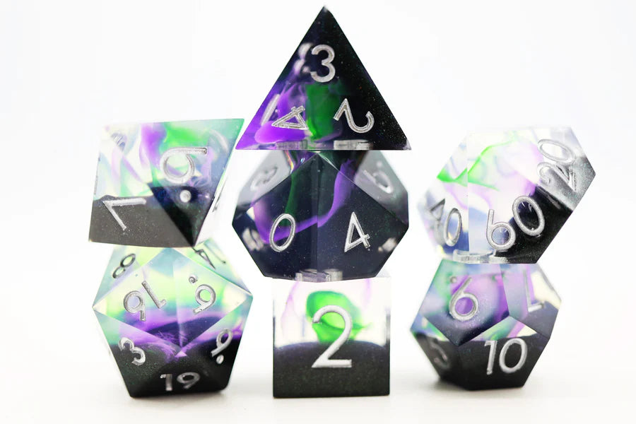 Sharp Edge Resin RPG Dice Set