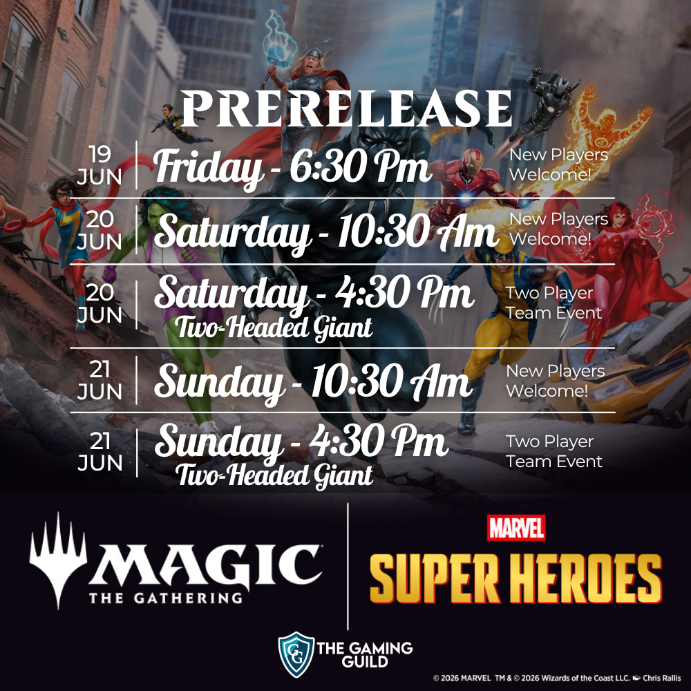 Magic: The Gathering | Marvel Super Heroes - Prerelease Entry