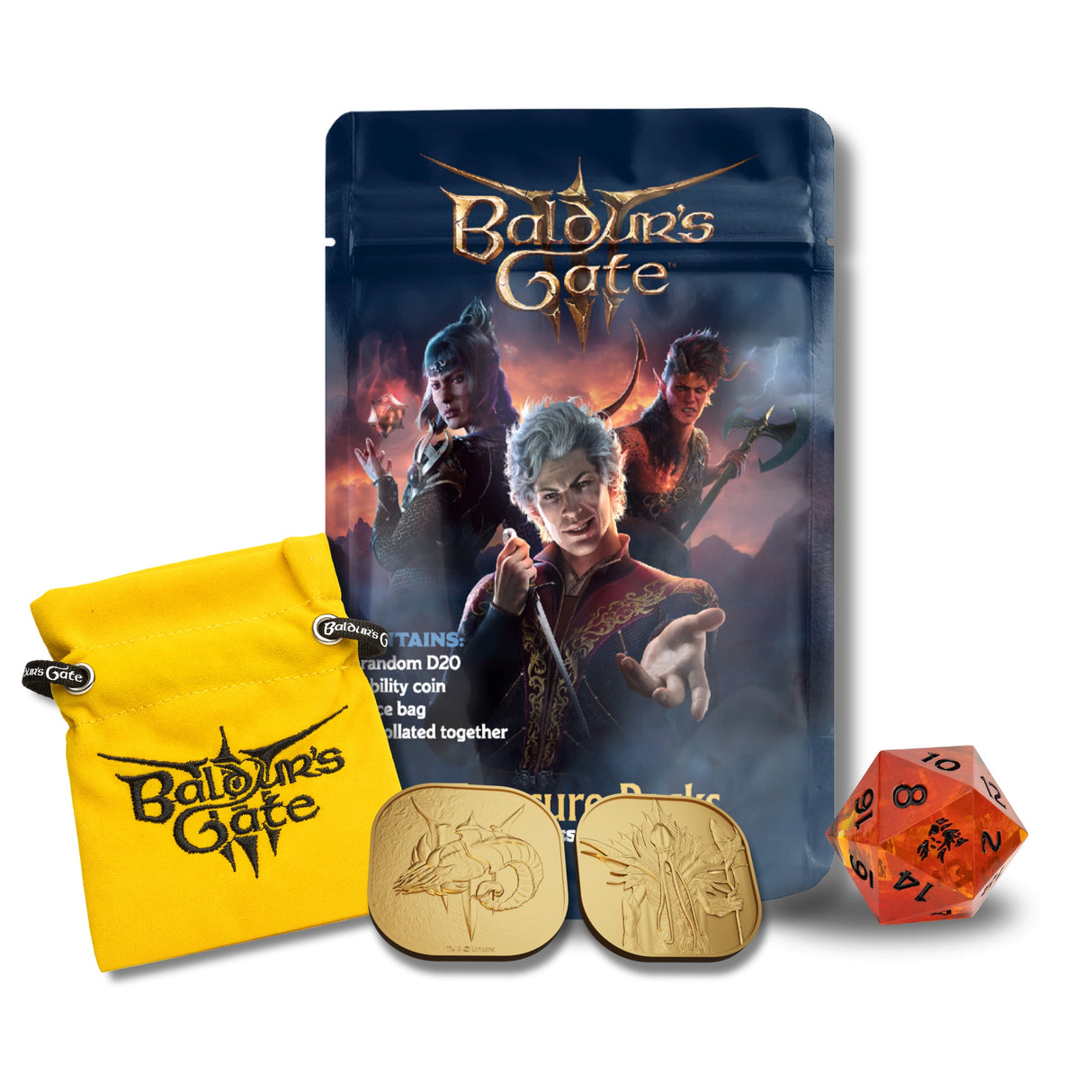 Baldur's Gate 3 Treasure Pack by Sirius Dice