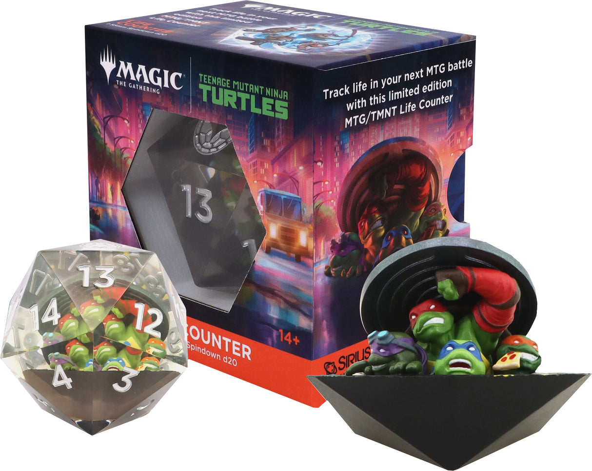 Sirius Dice: Magic The Gathering - Teenage Mutant Ninja Turtles 55mm d20 Spindown