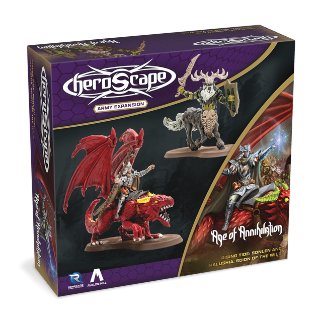 Heroscape: Rising Tide - Sonlen and Halushia, Scion of the Wild Army Expansion
