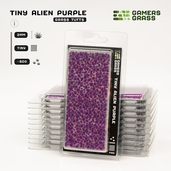 Gamers Grass Tufts: Tiny Tufts- Alien Purple- Tiny