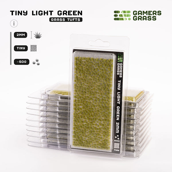 Gamers Grass Tufts: Tiny Tufts- Light Green- Tiny