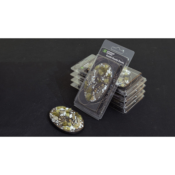 Battle Ready Bases: Winter- Oval 105mm (x1)- Oval 105mm (x1)