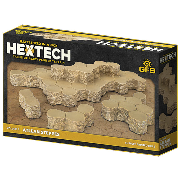 Battlefield in a Box: Hextech Terrain- Wave 3- Atlean Steppes v2