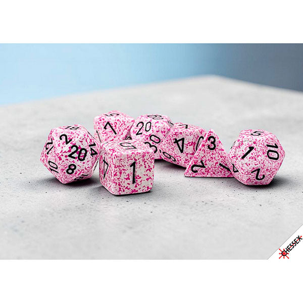 Polyhedral 7-Die Set: Speckled