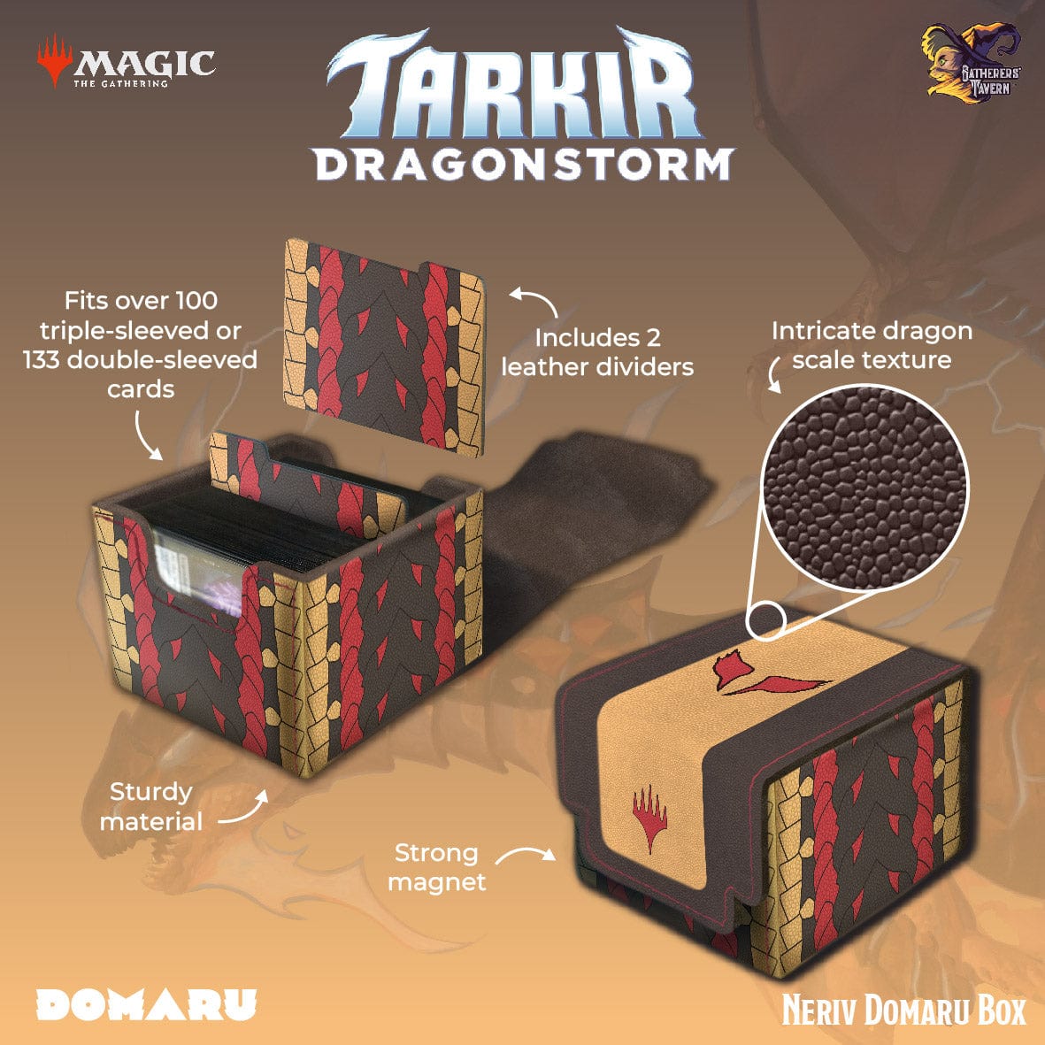 Gatherers' Tavern Magic the Gathering Tarkir Dragonstorm Domaru Box