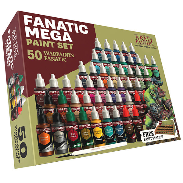 Warpaint: Fanatic Mega Paint Set (50 colors + 1 brush)
