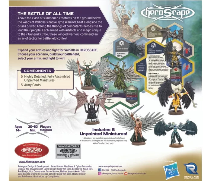 Heroscape: Revna`s Rebuke - Kyrie Warriors Army Expansion