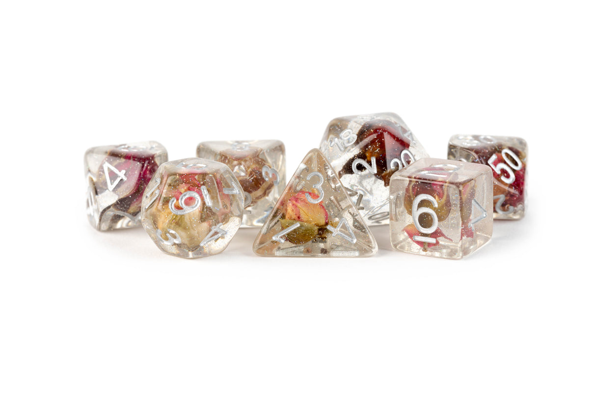 Inclusion: Resin 7 Dice Set 16mm