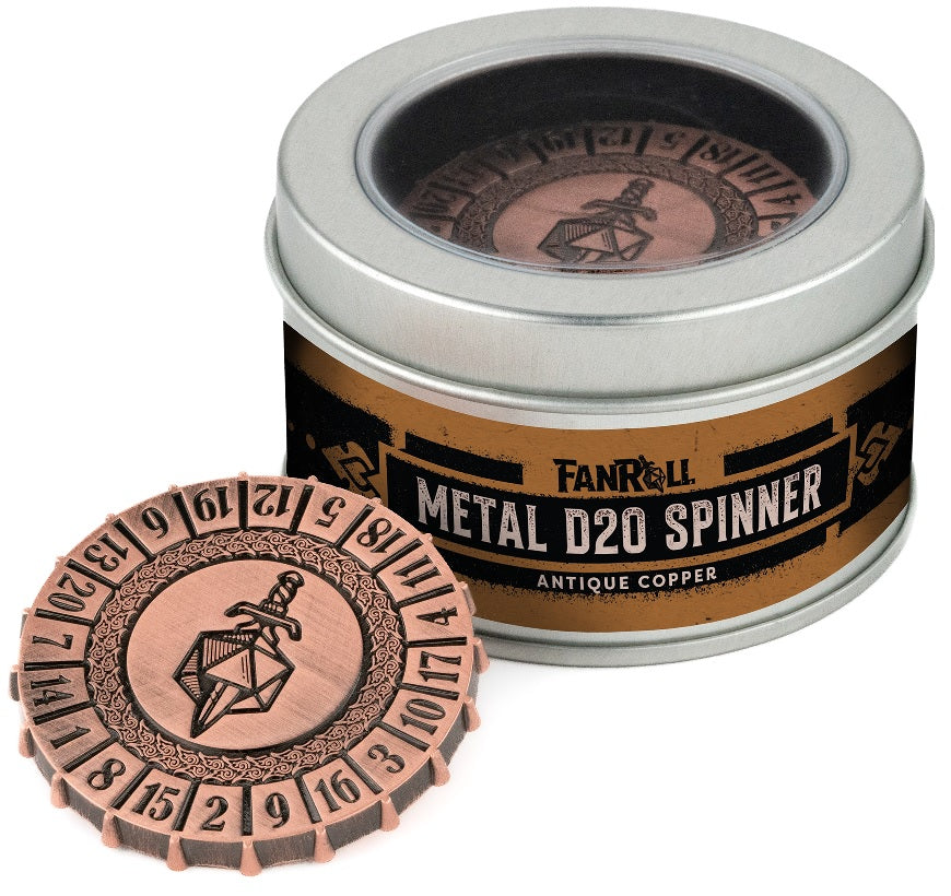 Metal Spinner D20