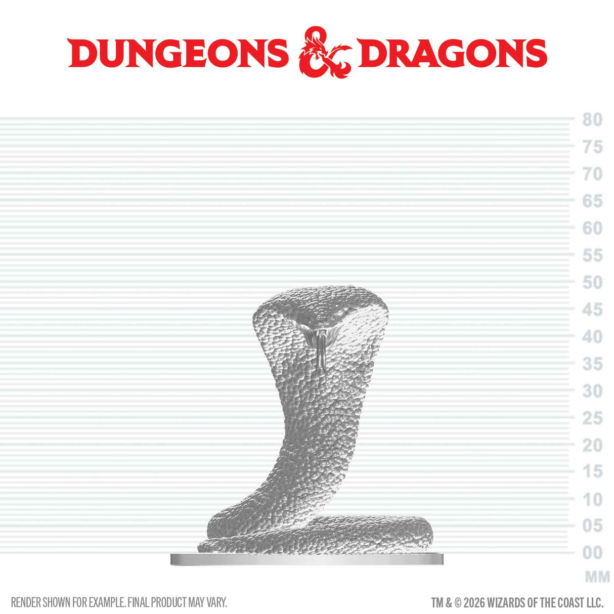 D&D Nolzur's Marvelous Unpainted Miniatures: W29 Polar Serpent