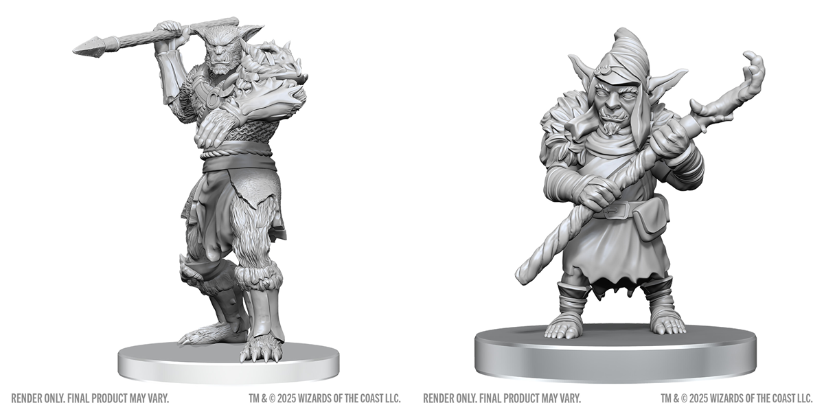 WizKids Unpainted Minis W28