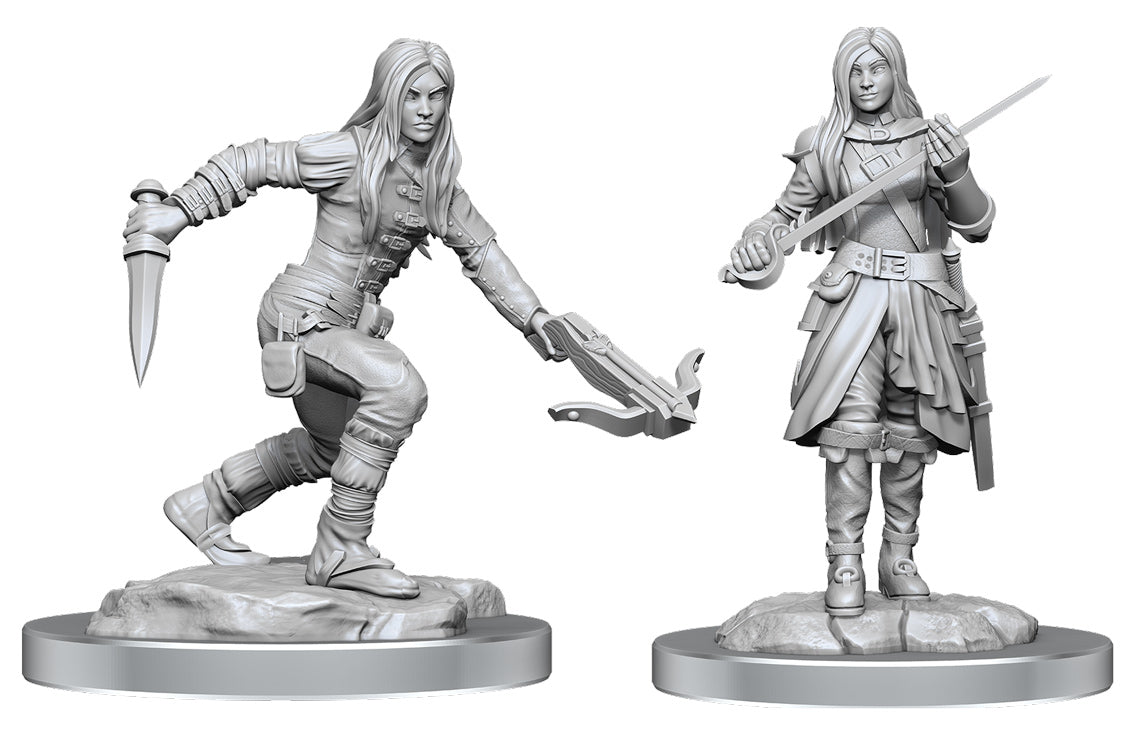D&D Nulzur's Marvelous Miniatures Wave 17: Half-Elf Rogue Female