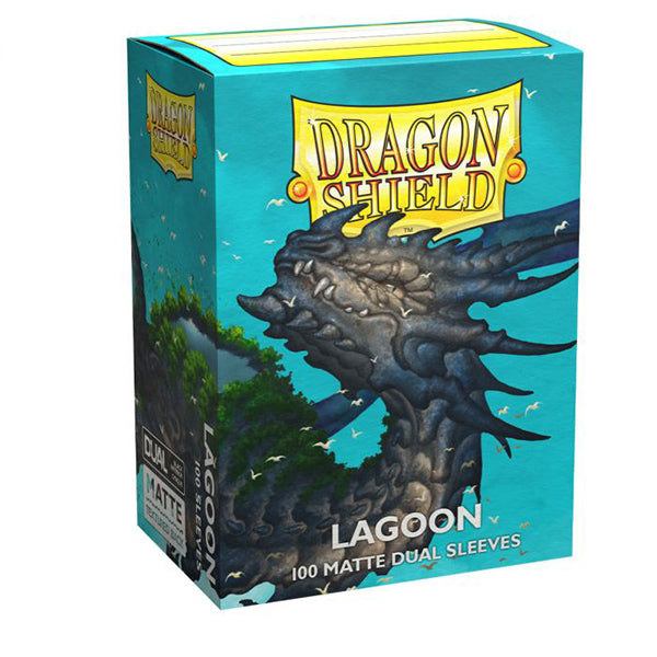 Dragon Shield Sleeves: Standard DUAL- Matte Lagoon 'Saras' (100 ct.)