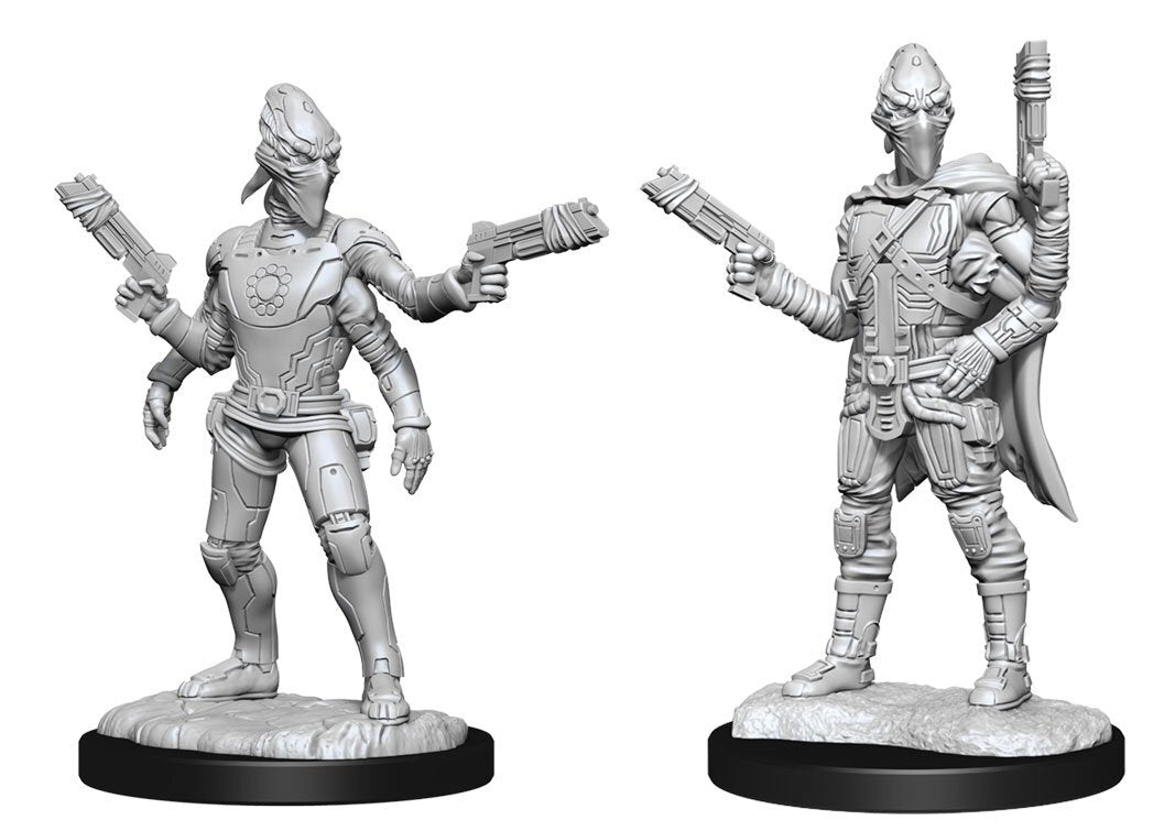 Starfinder Battles Deep Cuts Unpainted Minis: W1 Kasatha Operative