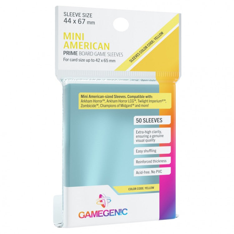 PRIME Sleeves: Mini American (Yellow)