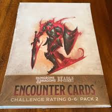 D&D, 5e: Beadle & Grimm's Encounter Cards- CR0-6, Set 2