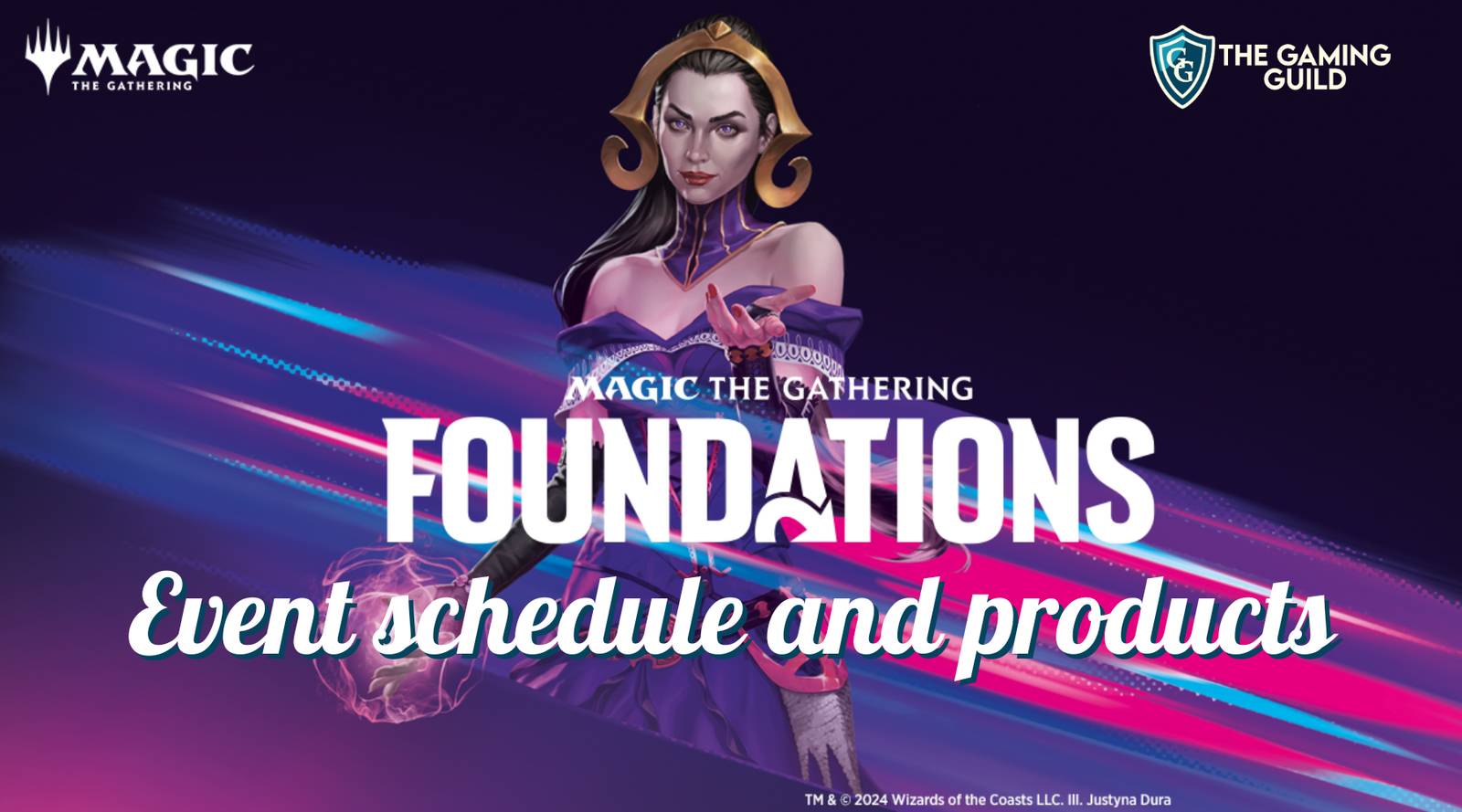 Magic: the Gathering Foundations event schedule and products