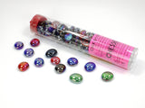 Chessex Glass Stones in 5.5` Tube (40)