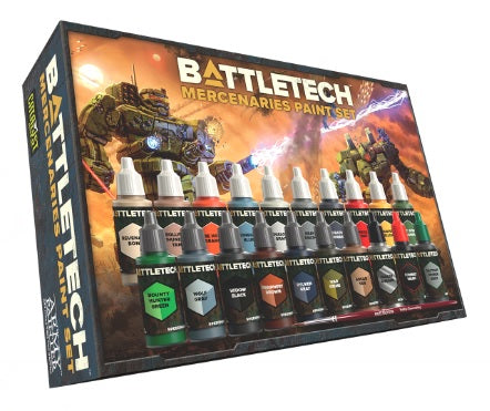 Battletech Mercenaries: Army Painter Paint Set Battletech Mercenaries: Army Painter Paint Set