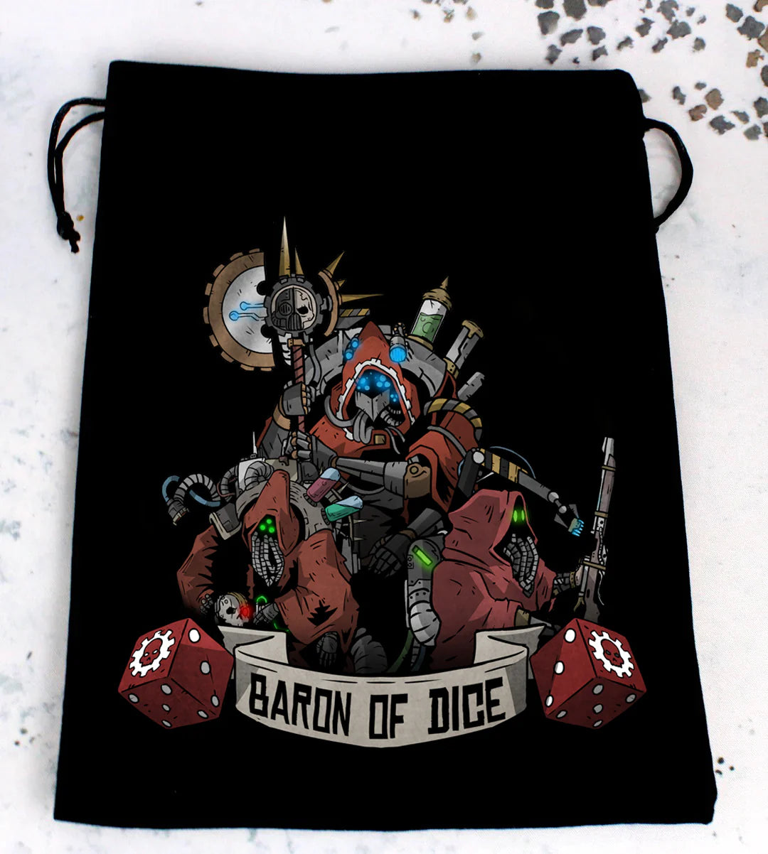 Premium Black Dice Bag | Machines