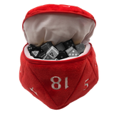 D20 Plush Dice Bag
